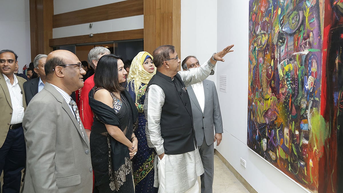 নাজিয়া আন্দালিব প্রিমার ২২তম একক প্রদর্শনী প্রিমা ডোনা। ছবি: প্রথম আলো