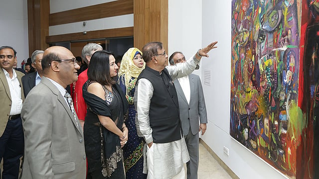 নাজিয়া আন্দালিব প্রিমার ২২তম একক প্রদর্শনী প্রিমা ডোনা। ছবি: প্রথম আলো