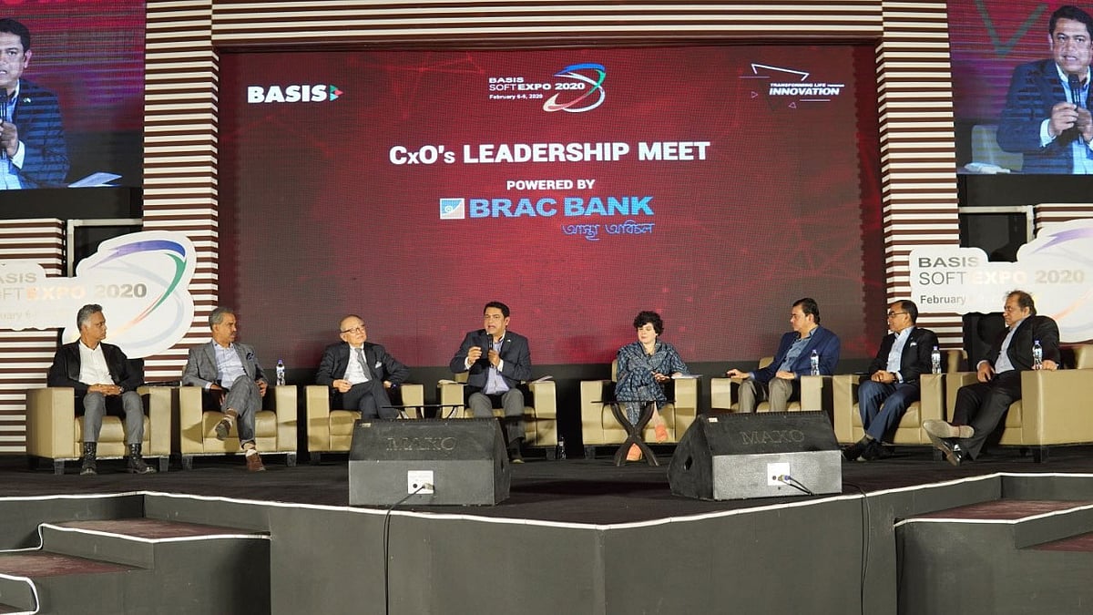 রাজধানীর ইন্টারন্যাশনাল কনভেনশন সিটি বসুন্ধরায় অনুষ্ঠিত হচ্ছে সফটএক্সপো। ছবি: বেসিসের সৌজন্যে