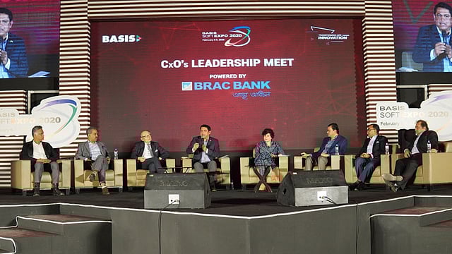 রাজধানীর ইন্টারন্যাশনাল কনভেনশন সিটি বসুন্ধরায় অনুষ্ঠিত হচ্ছে সফটএক্সপো। ছবি: বেসিসের সৌজন্যে