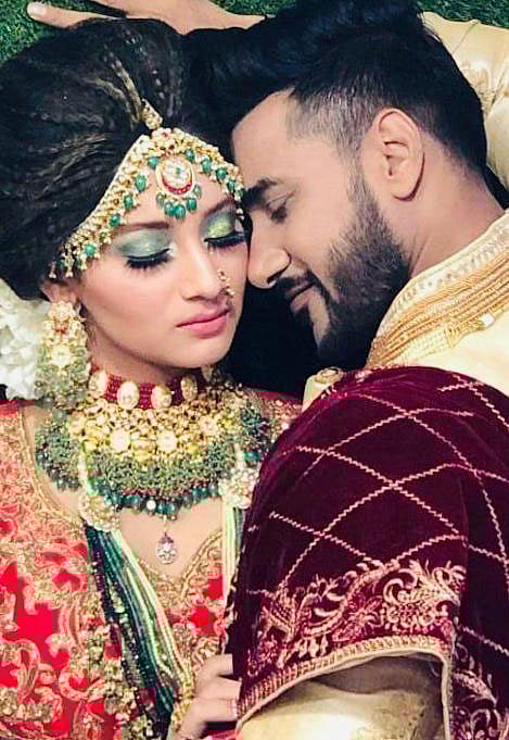 প্রথমবার জুটি হয়েছেন সজল ও পূজা। ছবি: সংগৃহীত