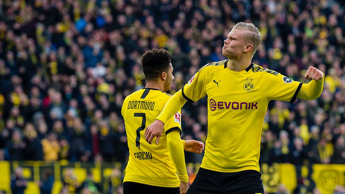 ডর্টমুন্ডে গিয়েও গোলবন্যা ছুটিয়ে চলেছেন হরলান্ড। ছবি : বরুশিয়া ডর্টমুন্ডের টুইটার অ্যাকাউন্ট