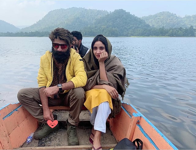 ‘রোহিঙ্গা’ সিনেমার শুটিংয়ে। ছবি: সংগৃহীত