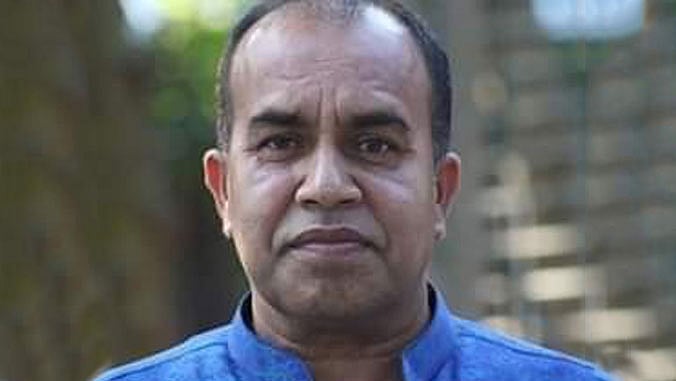 হরিরামপুর উপজেলা পরিষদের সাময়িক বরখাস্ত চেয়ারম্যান দেওয়ান সাইদুর রহমান। ছবি: আব্দুল মোমিন