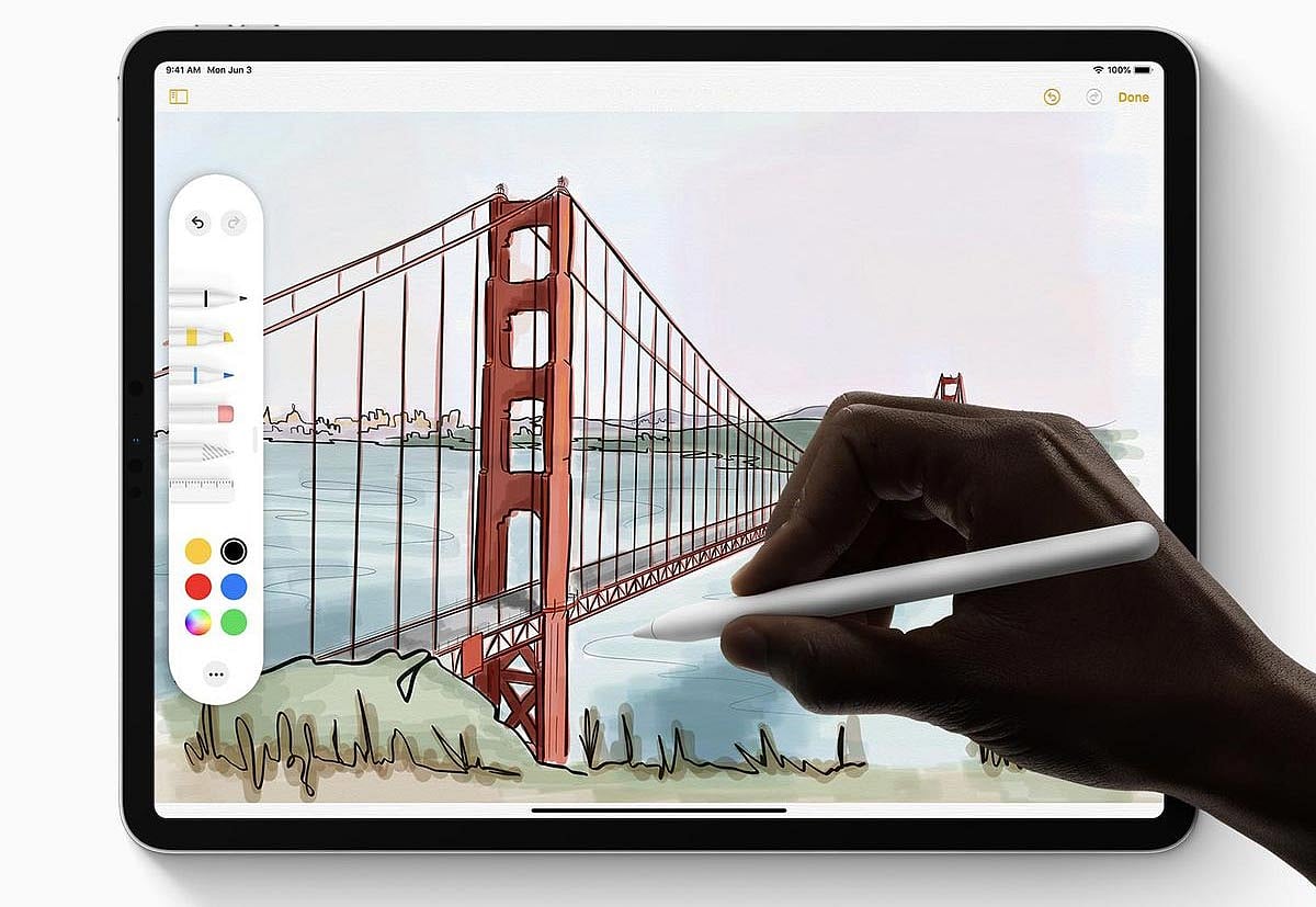 আইপ্যাড। ছবি: অ্যাপলের সৌজন্যে