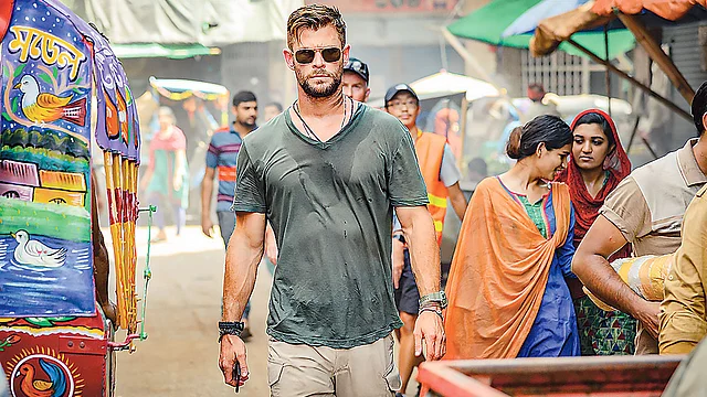 এক্সট্র্যাকশন ছবির প্রথম ঝলকে ক্রিস হেমসওর্থ।   ছবি: সংগৃহীত