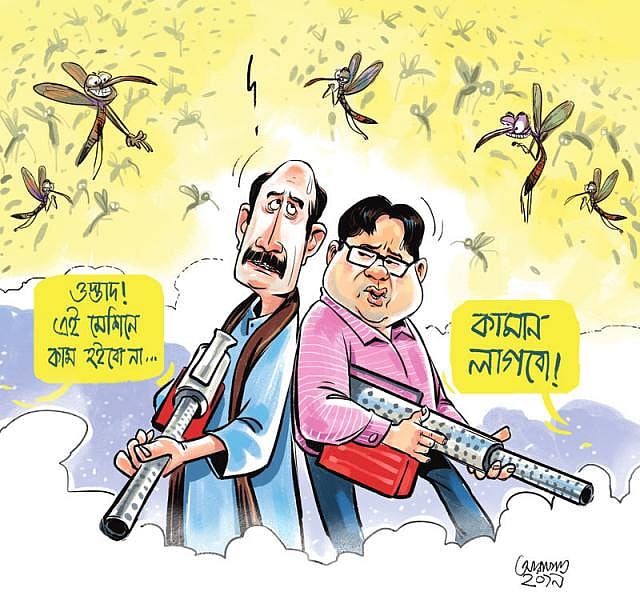 বর্তমান মেয়র সাঈদ খোকন ও আতিকুল ইসলাম মশার সমস্যা সহনীয় পর্যায়ে আনতে পারেননি।