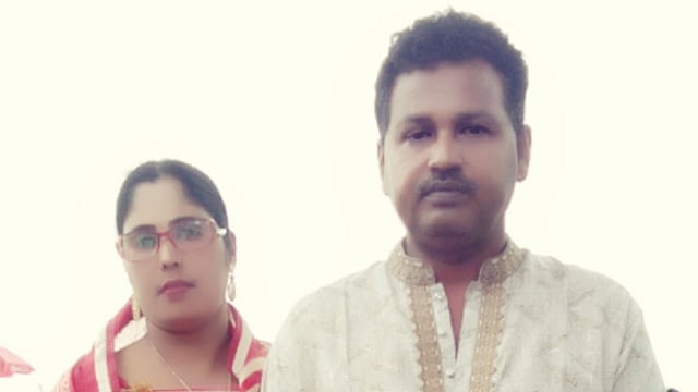 সড়ক দুর্ঘটনায় নিহত পুলিশ সদস্য ইউনুস শিকদার ও তাঁর স্ত্রী ছালমা বেগম। ছবি: সংগৃহীত