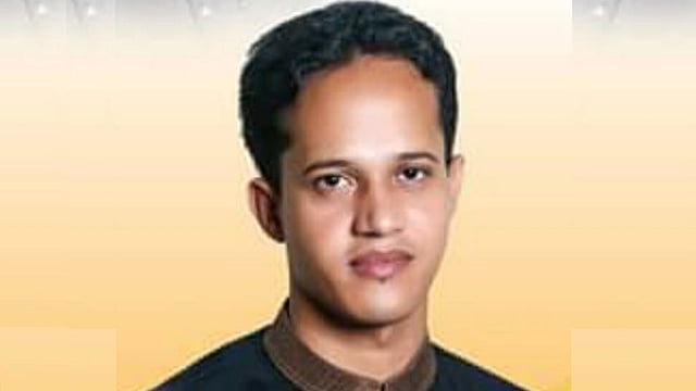 কয়রায় নিহত উপজেলা ছাত্রলীগের সাধারণ সম্পাদক হাদিউজ্জামান রাসেল। ছবি: সংগৃহীত