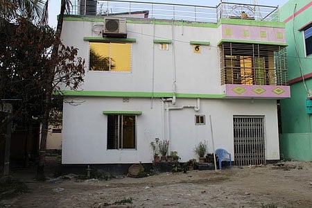 শামীমা নূর পাপিয়ার বাড়ি।  ছবি: প্রথম আলো