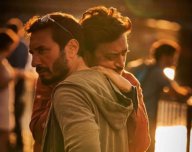 ‘আংরেজি মিডিয়াম’ ছবির শুটিংয়ে পরিচালক হোমি আদাজানিয়ার সঙ্গে ইরফান খান। ছবি: ইনস্টাগ্রাম