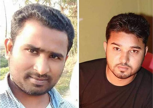 ফেনীর সোনাগাজীতে সড়ক দুর্ঘটনায় নিহত দুই যুবক। ছবি: সংগৃহীত