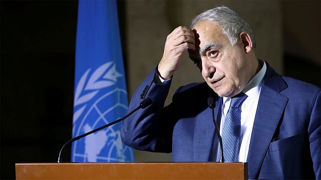 লিবিয়ায় নিযুক্ত জাতিসংঘের বিশেষ প্রতিনিধি ঘাসান সালামে। ছবি: রয়টার্স