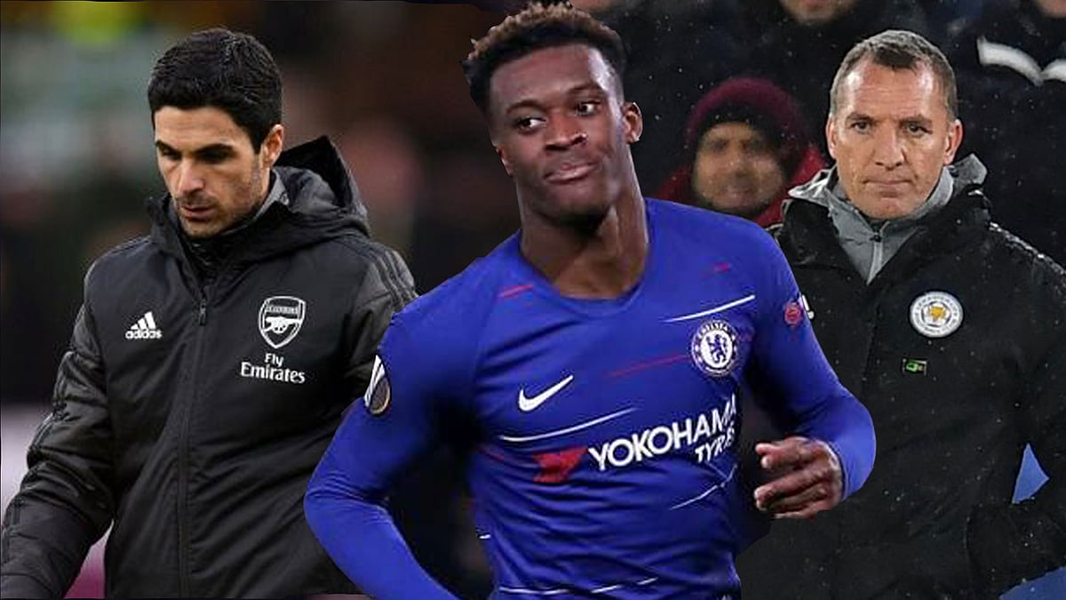 আর্সেনালের কোচ মিকেল আরতেতা ও চেলসির উইঙ্গার ক্যালাম হাডসন-ওডোয় আক্রান্ত হয়েছেন করোনাভাইরাসে। ছবি: এএফপি