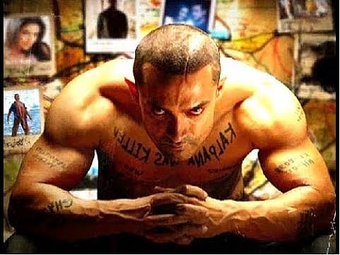 ‘গাজিনি’ ছবিতে আমির খান। ছবি: সংগৃহীত