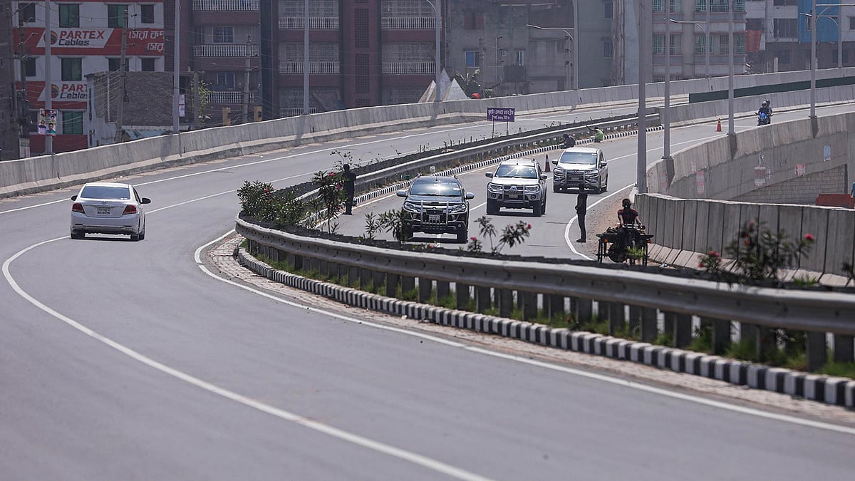 ঢাকা-মাওয়া-ভাঙ্গা এক্সপ্রেসওয়ে। ছবি: দীপু মালাকার