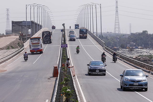 ঢাকা-মাওয়া অংশ। ছবি: দীপু মালাকার