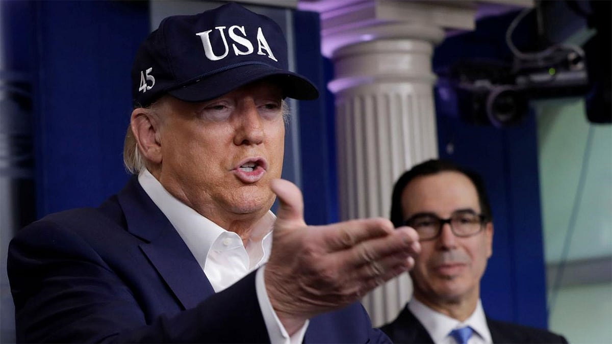 মার্কিন প্রেসিডেন্ট ডোনাল্ড ট্রাম্প। ছবি: রয়টার্স