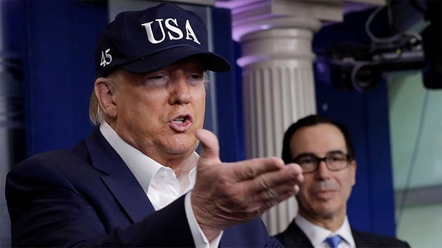 মার্কিন প্রেসিডেন্ট ডোনাল্ড ট্রাম্প। ছবি: রয়টার্স