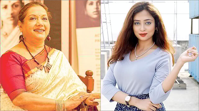 সারাহ বেগম কবরী ও নিশাত সালওয়া। ছবি: সংগৃহীত