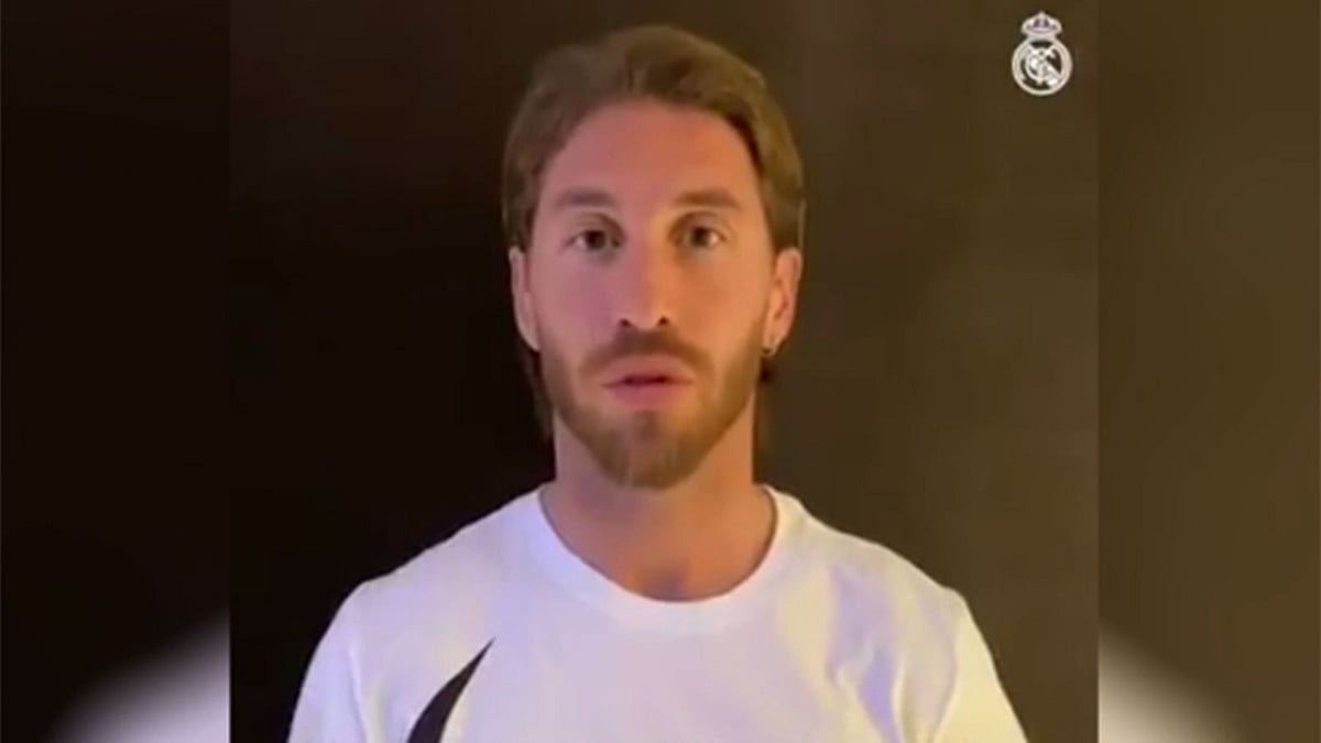 ঘরে থাকার আহ্বান জানাচ্ছেন সার্জিও রামোস। ছবি : ‘মার্কা` থেকে সংগৃহীত