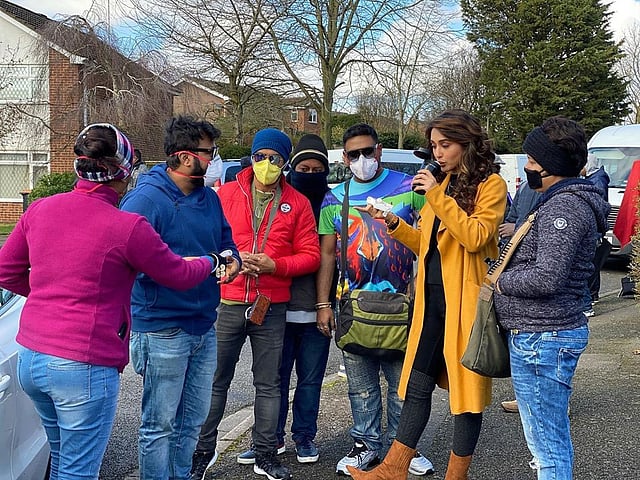 লন্ডনে শুটিংয়ের ফাঁকে মিমি চক্রবর্তী । ছবি: ফেসবুক থেকে