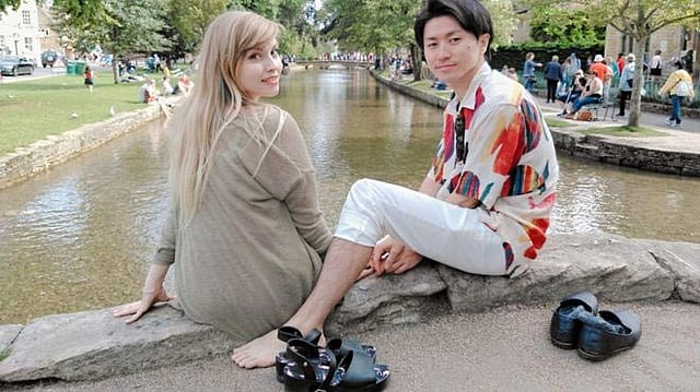 করোনাভাইরাসের কারণে হোলি ইয়াসন ও মাসাকাজু ইয়ামামোতোর পরিবার এই বিয়ে আপাতত বন্ধের সিদ্ধান্ত নিয়েছে। ছবি: বিবিসি থেকে নেওয়া