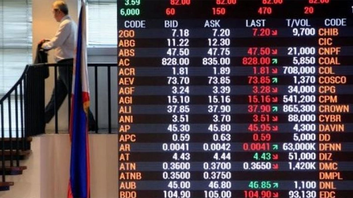 করোনার আতঙ্কে গত কয়েক দিন ফিলিপাইনের শেয়ারবাজারে ব্যাপক দরপতন হয়েছে। ছবি: রয়টার্স