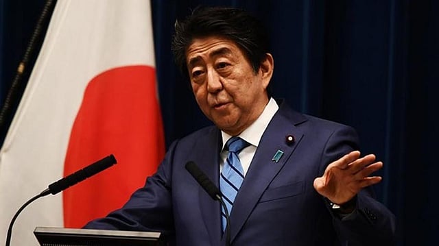 শিনজো আবে। ছবি: এএফপি