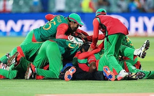 ইংল্যান্ডকে ছিটকে দেওয়া সে জয়। ফাইল ছবি