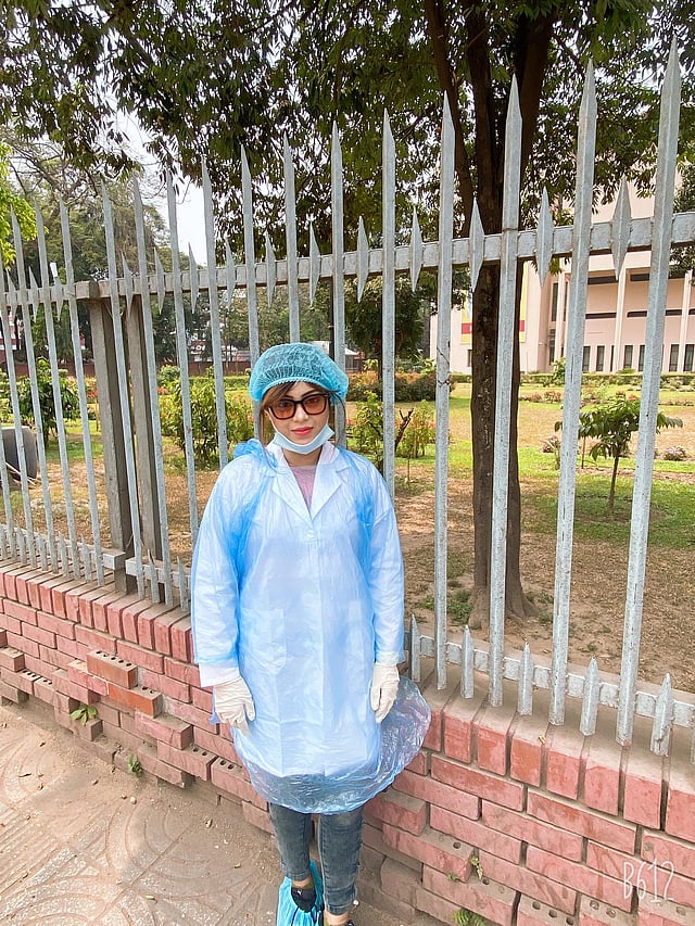 মিষ্টি জান্নাত বর্তমানে দন্ত চিকিৎসায় ইন্টার্ন করছেন। ছবি: প্রথম আলো