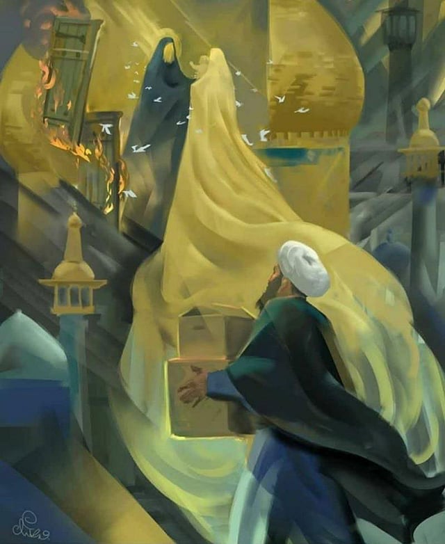 শিল্পীর তুলিতে মুহাম্মদ মাদ্দাহ: স্ত্রী-সন্তান হারিয়েও যিনি করোনায় আক্রান্ত রোগীদের সেবা থেকে নিজেকে গুটিয়ে নেননি। ছবি: সংগৃহীত