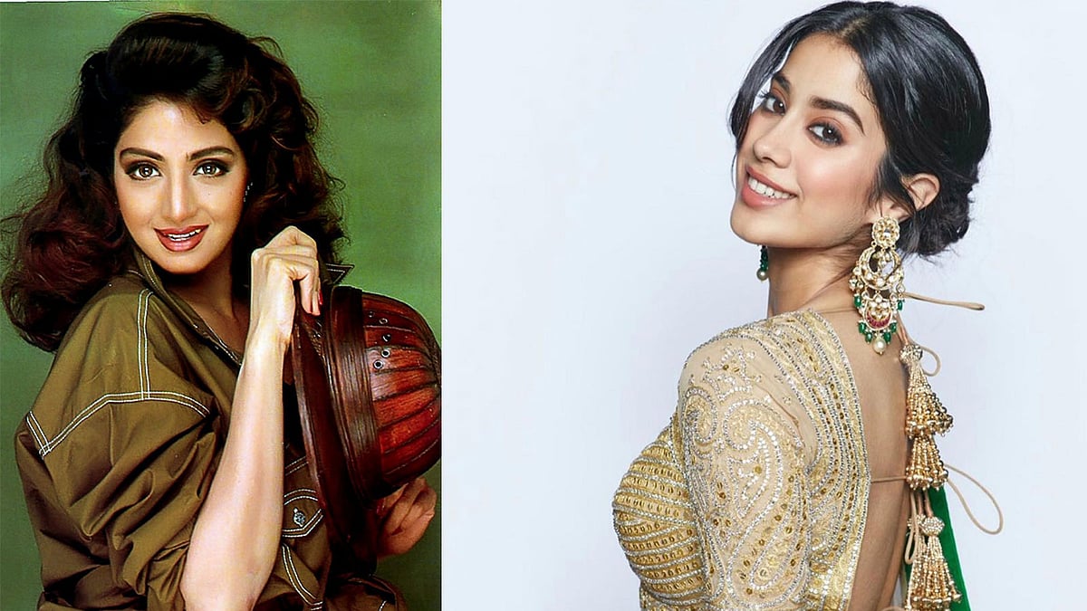 কোয়ারেন্টিনে ঘরে বসে মায়ের স্মৃতিতে কাতর জাহ্নবী। ছবি: ইনস্টাগ্রাম