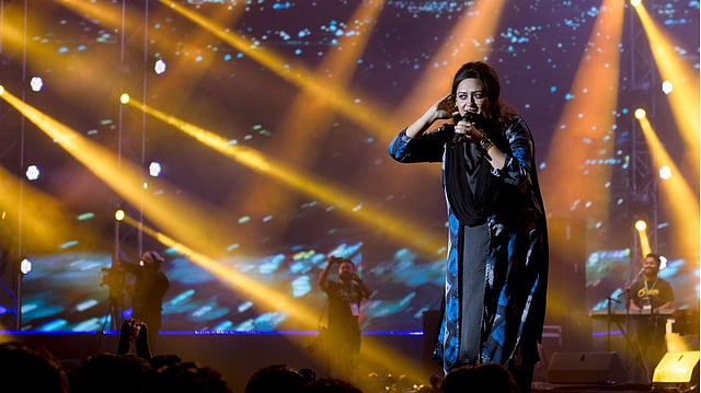 কনসার্টে শারমীন সুলতানা সুমী। ছবি:সংগৃহীত