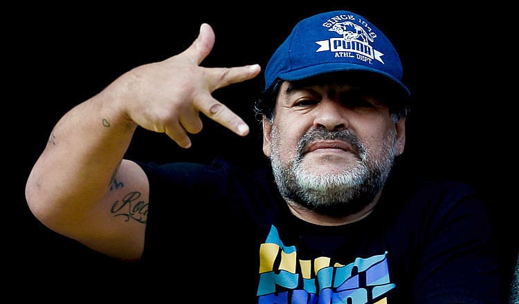 ডিয়েগো ম্যারাডোনা। ছবি: এএফপি