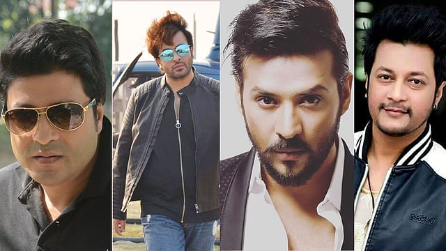 ফেরদৌস, শাকিব খান, ইমন, নিরব প্রথম ছবিতে ব্যর্থ হয়েছিলেন। ছবি: সংগৃহীত