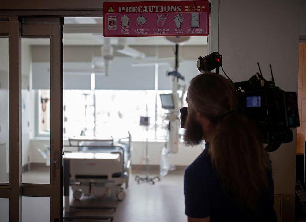 মন্ট্রিয়াল শহরের দ্য জুইস জেনারেল হাসপাতালের একটি কক্ষ। ছবি: রয়টার্স