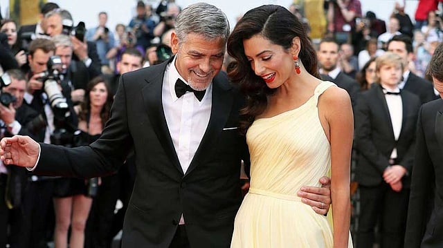 আমাল ক্লুনি ও জর্জ ক্লুনি। ছবি: ইনস্টাগ্রাম