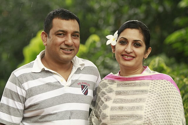 তৌকীরের সঙ্গে বিপাশা হায়াত। ছবি: প্রথম আলো