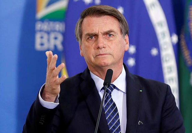 ব্রাজিলের প্রেসিডেন্ট জাইর বোলসোনারো। ছবি: রয়টার্স