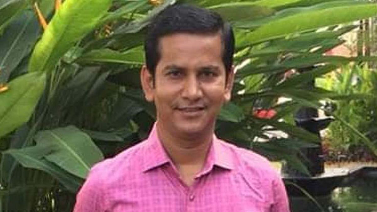 কিশোরগঞ্জের জেলা পরিষদের সদস্য মো. কামরুজ্জামান। ছবি: প্রথম আলো