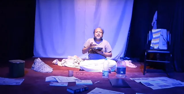‘জয়ী হব একদিন’ নাটকে মো. শাহনেওয়াজ। ছবি: ইউটিউব