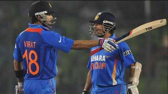 টেন্ডুলকারের রেকর্ড ভাঙার পথে কোহলি। এএফপি ফাইল ছবি