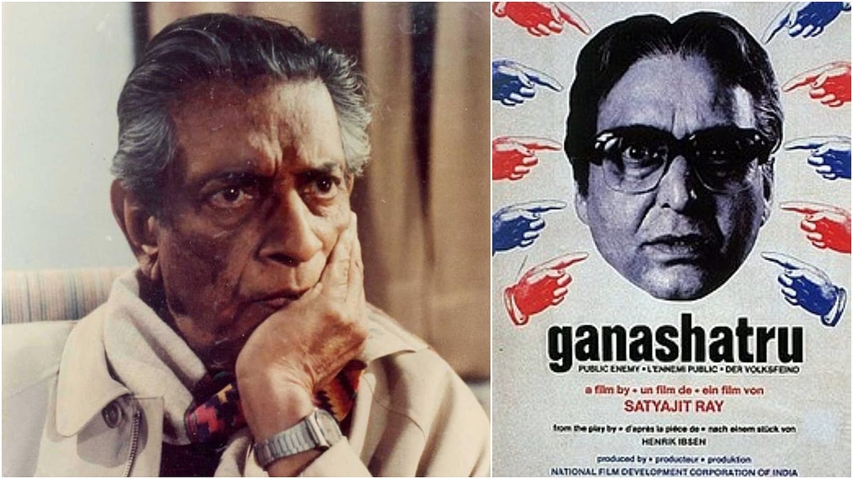 ঘরে বসে সত্যজিৎ বানিয়েছিলেন `গণশত্রু` ছবিটি। ছবি: সংগৃহীত