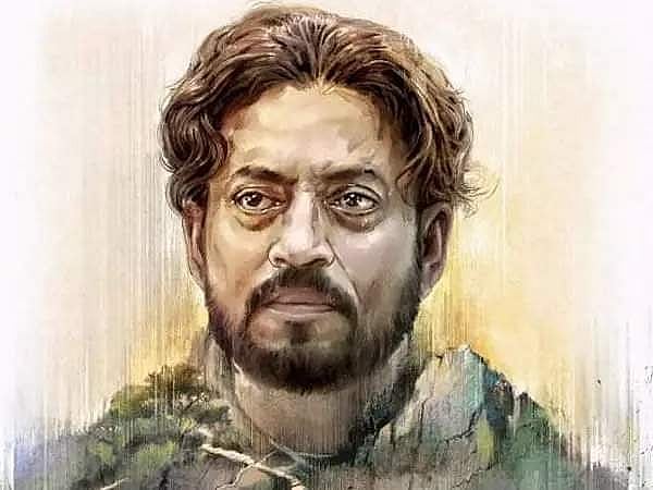 ‘ডুব’ সিনেমার পোস্টারে ইরফান খান। ছবি: ইনস্টাগ্রাম