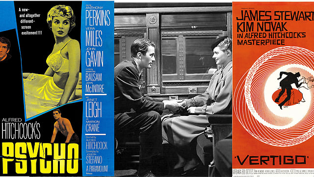 আলফ্রেড হিচককের ভার্টিগো, স্পেলবাউন্ড আর সাইকো। ছবি: সংগৃহীত