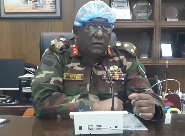 ব্রিগেডিয়ার জেনারেল এ কে এম নাসির উদ্দিন। প্রথম আলো