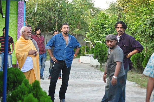 একটি নাটকের শুটিংয়ে। ছবি: সংগৃহীত