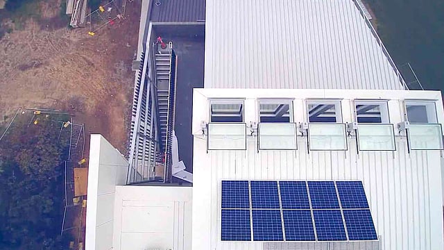 পরিবেশবান্ধব ভবনে সৌর চিমনির ব্যবহার করা যেতে পারে। ছবি: আরএমআইটি বিশ্ববিদ্যালয়ের সৌজন্যে