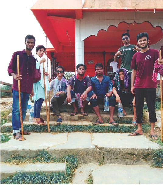 চন্দ্রনাথের পাহাড়ে। ছবি: সংগৃহীত